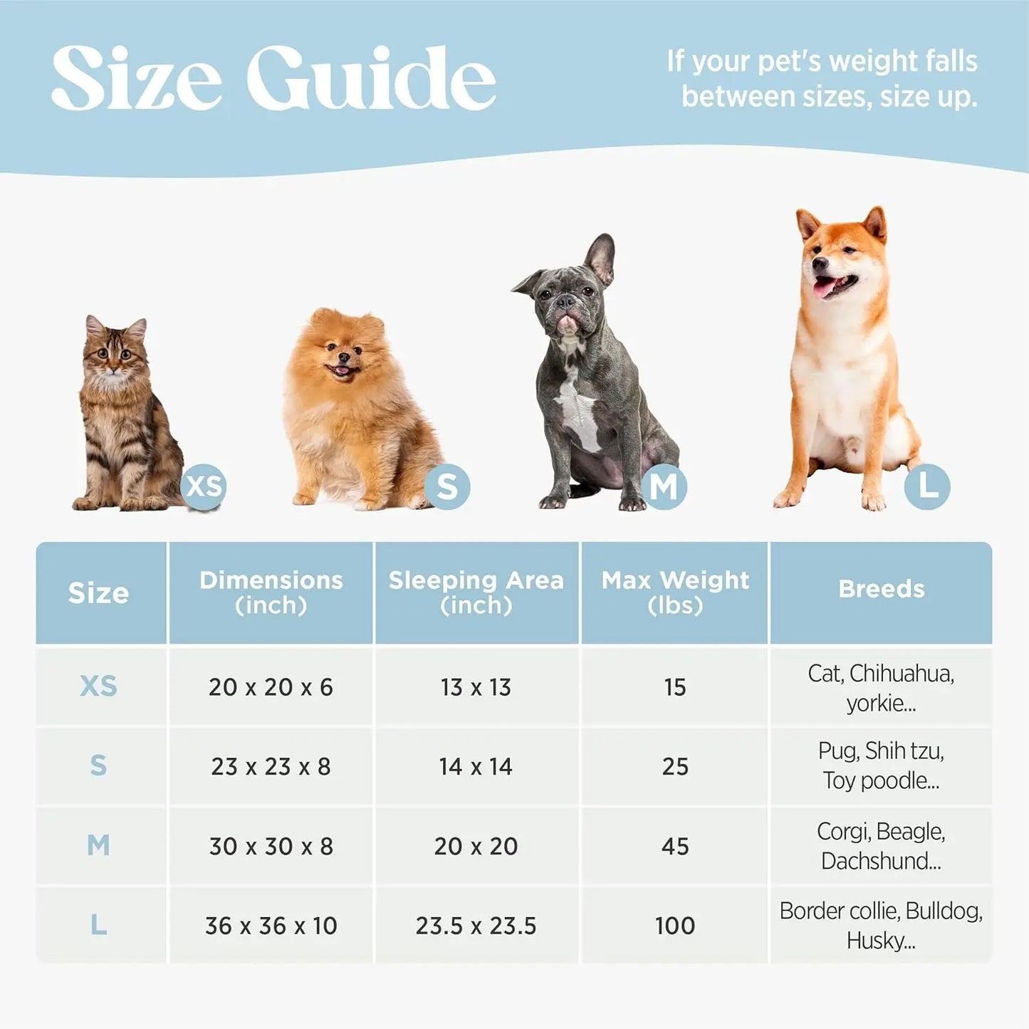 Lesure Indoor Pet Beds – Soft, Cozy & Durable
