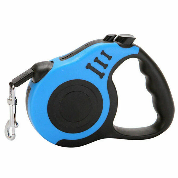 Flexible retractable dog leash for small and medium-sized pets