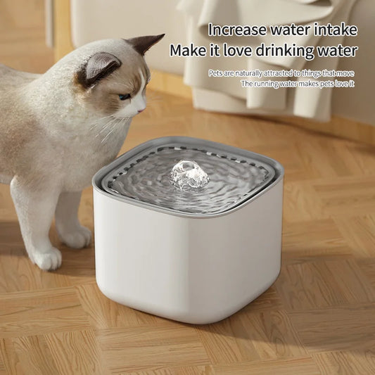3L Cat Water Fountain – Quiet, Filtered & Auto Recirculating