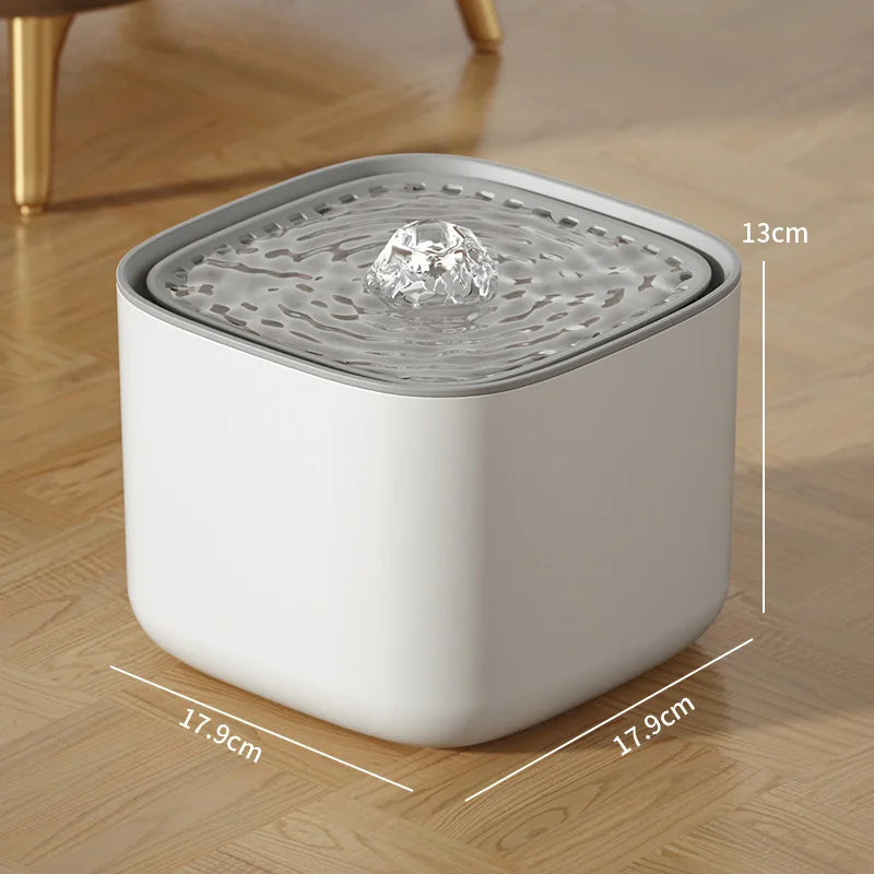 3L Cat Water Fountain – Quiet, Filtered & Auto Recirculating