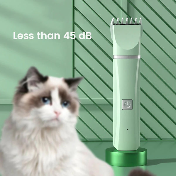 4-in-1 Electric Pet Hair Trimmer – Clippers & Nail Grinder