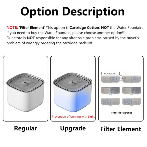 3L Cat Water Fountain – Quiet, Filtered & Auto Recirculating