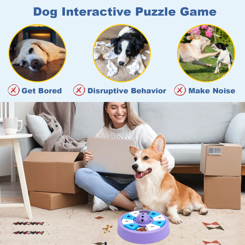 A Dog being happy with The Dog Interactive Puzzle Game