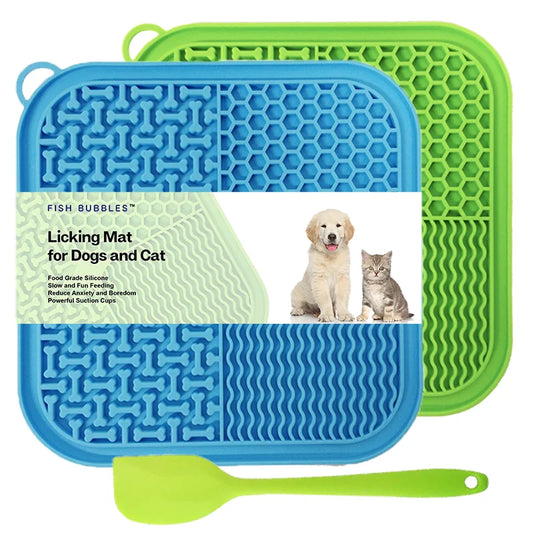 Premium licking mat slow feeder for dogs and cats with suction cups