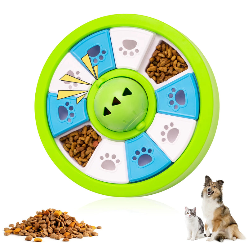 Slow feeding pet puzzle bowl for IQ stimulation and digestion, A1 color
