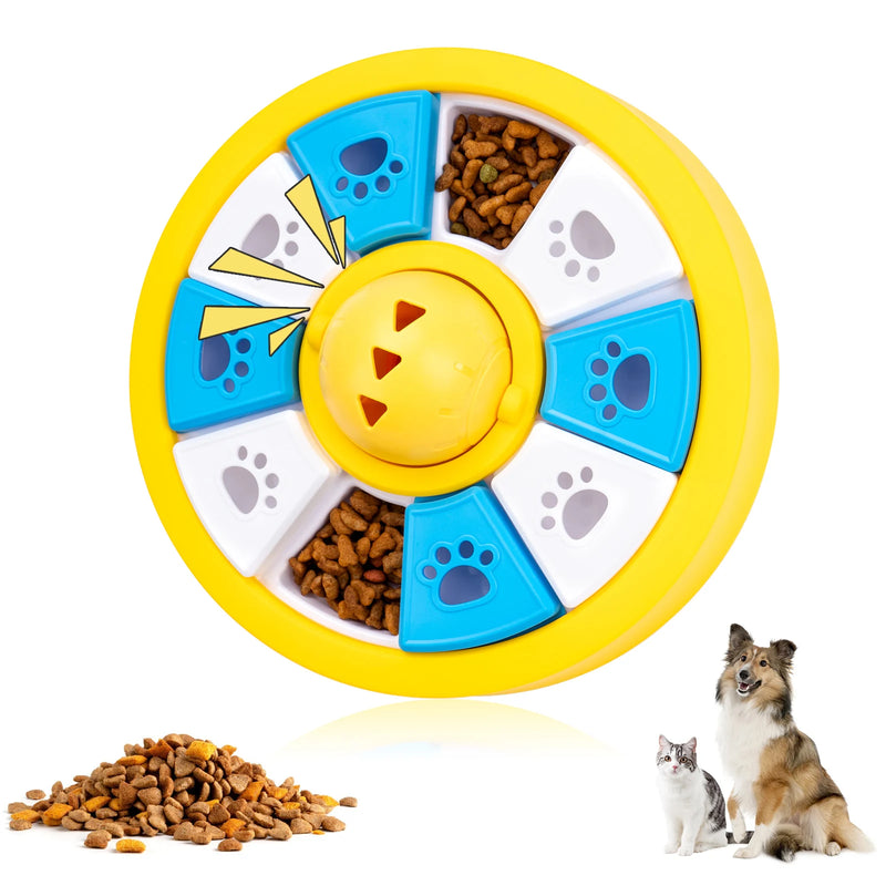 Slow feeding pet puzzle bowl for IQ stimulation and digestion, A3 color