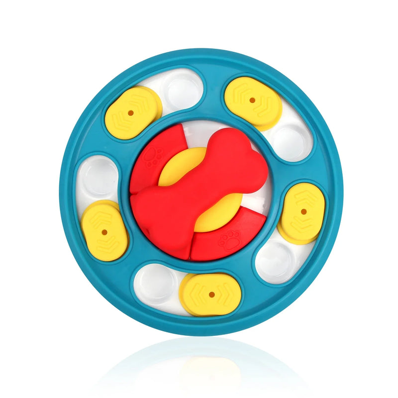 Slow feeding pet puzzle bowl for IQ stimulation and digestion, B1 color
